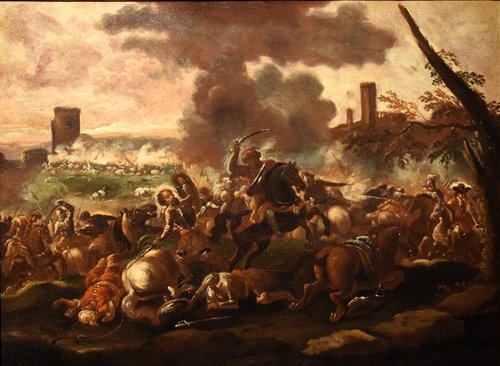 "Bataille, chrétiens contre Turcs"